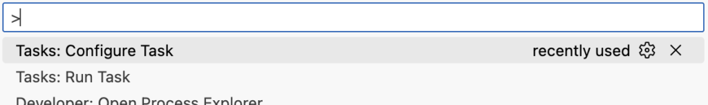 VSCode: Accessing Tasks